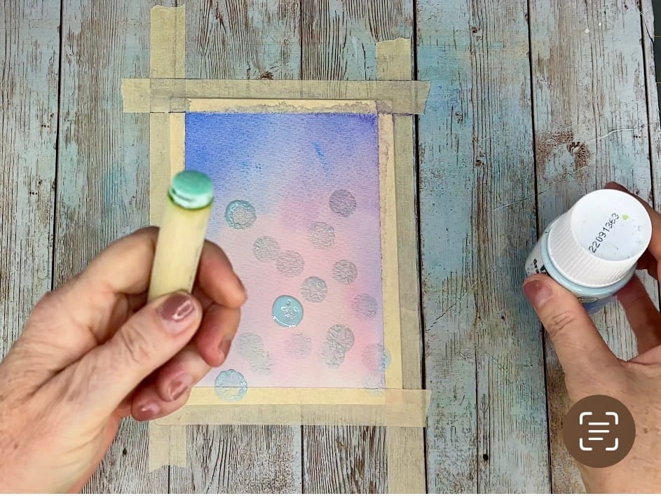 ✨ Elevate Your Bokeh Magic: A New Twist with Sponge Daubers and Masking Fluid! 🎨🌟