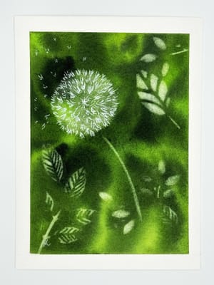 Elevate Your Watercolor Painting With Stencils: A Dandelion Delight